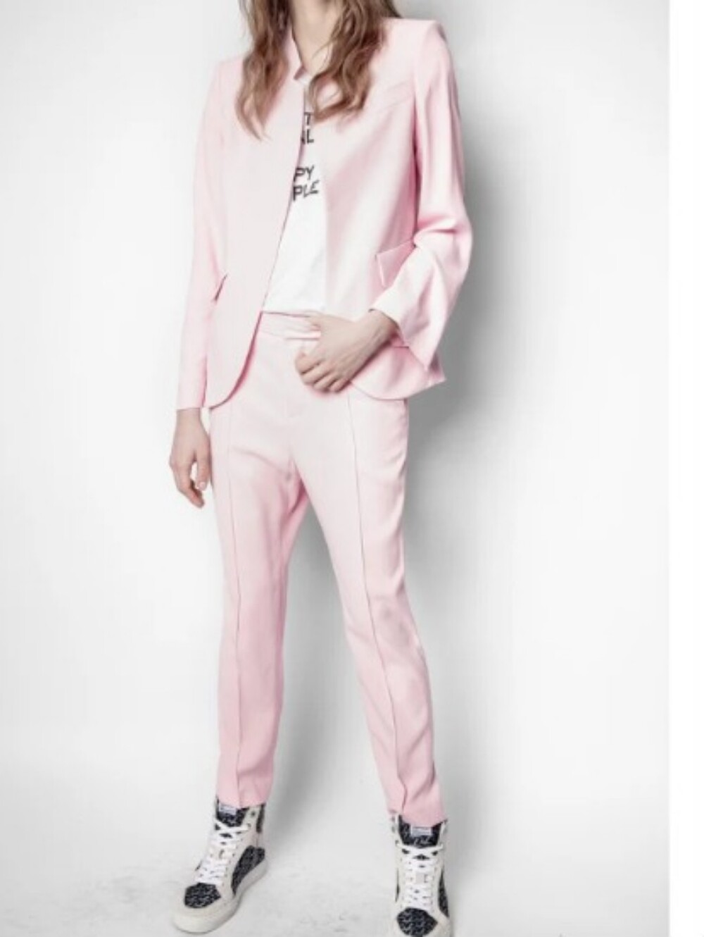 Zadig & Voltaire Panda Crepe Pants 36 Xs/S